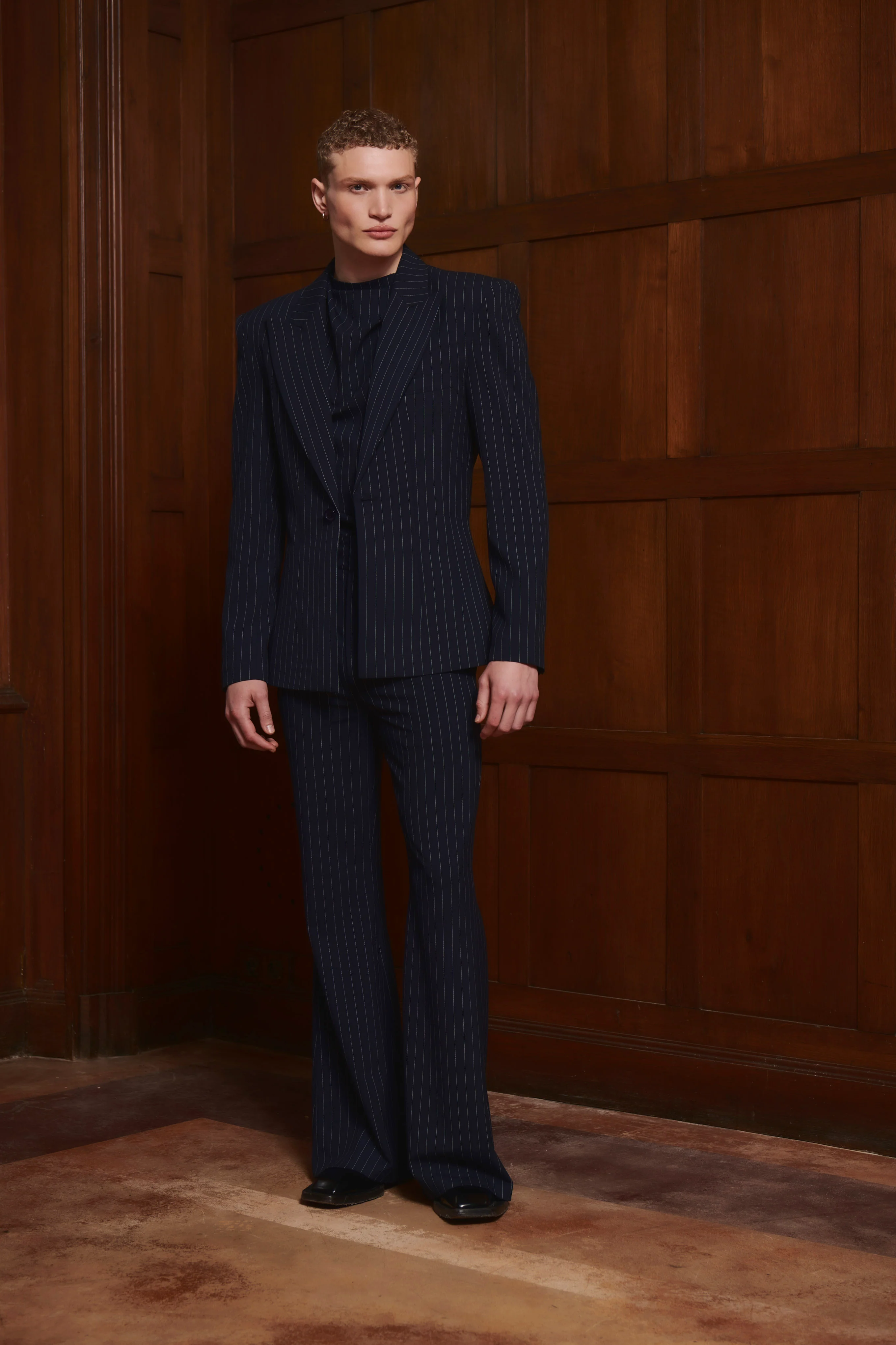Augustin Navy Pinstripe - Image 4