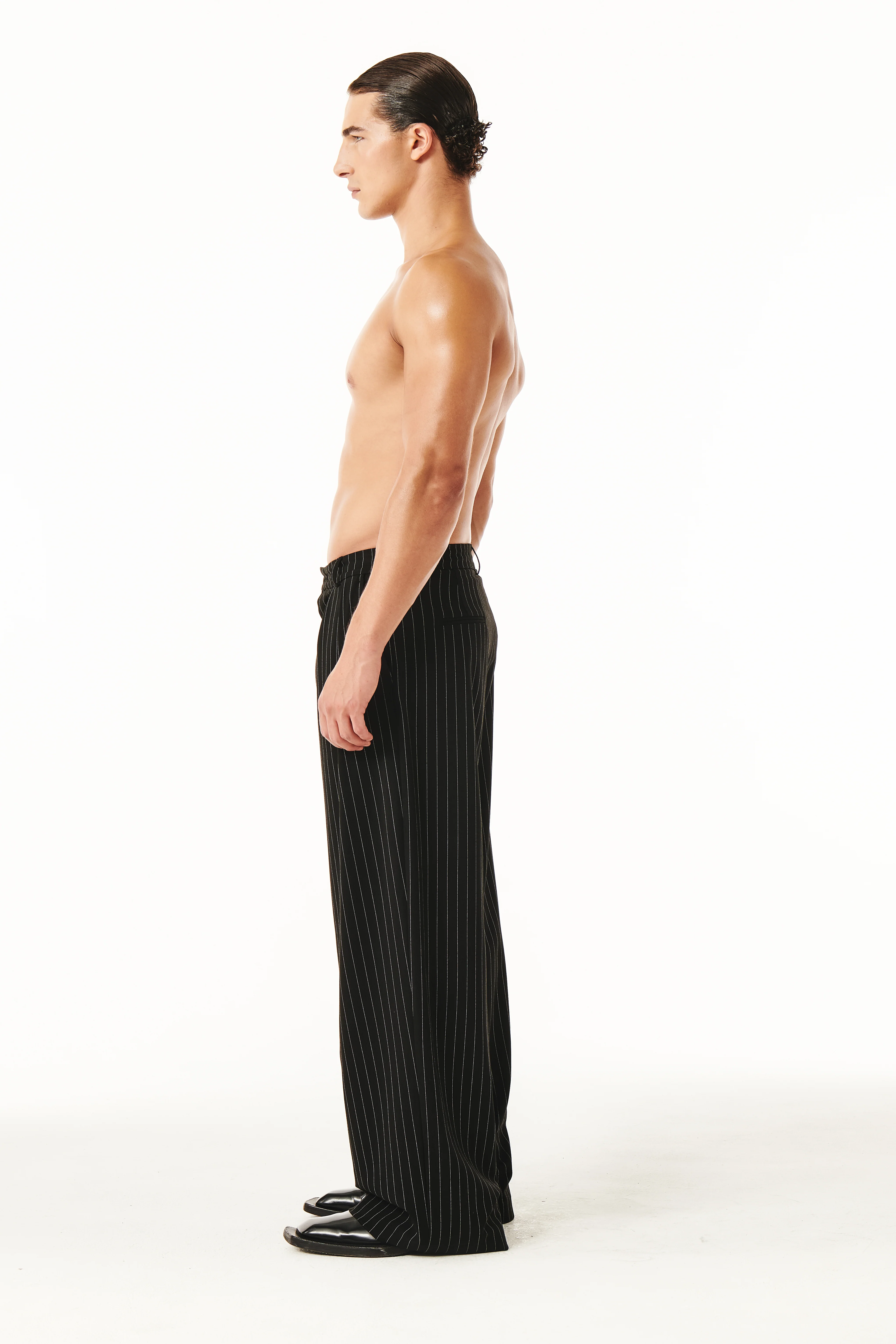 Benjamin Pants Black Pinstripe - Image 4