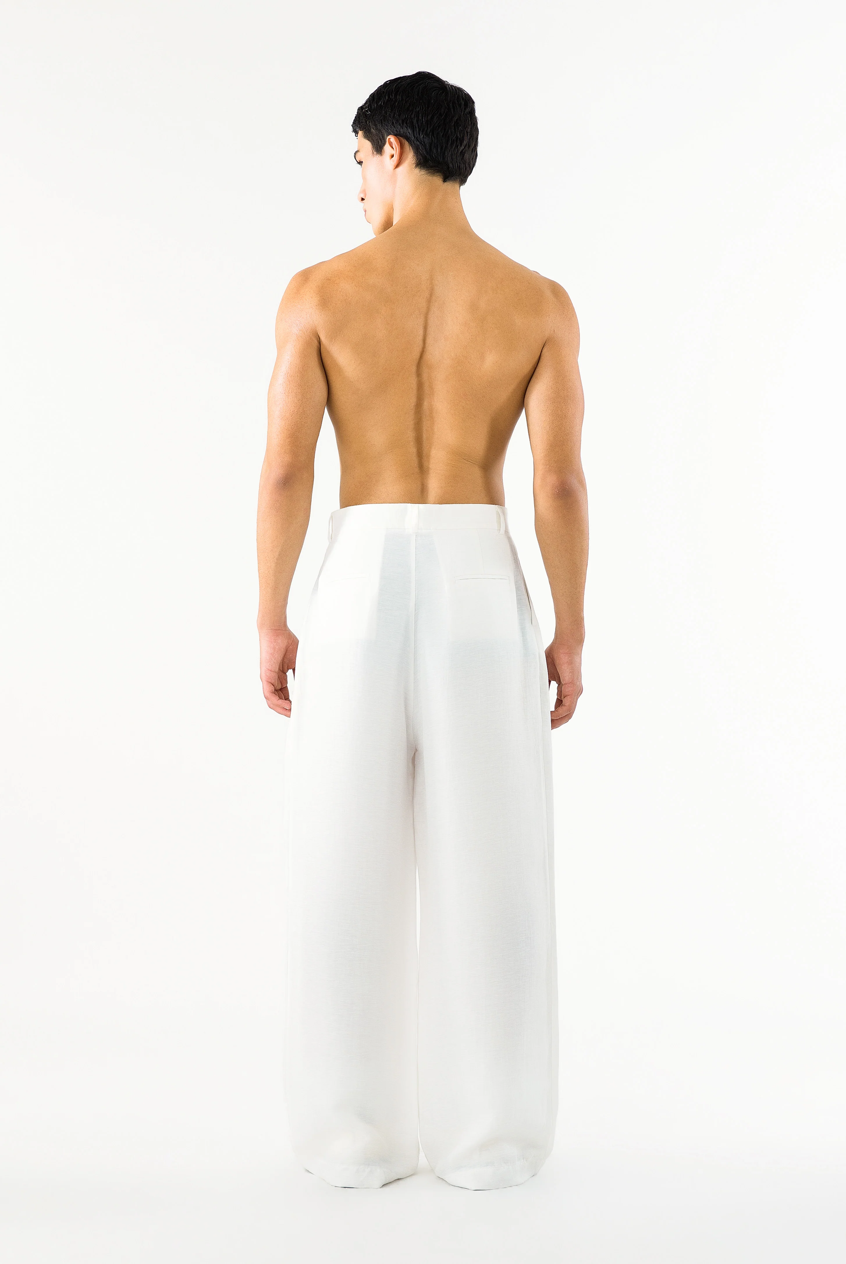 Benjamin Pants Ivory Linen - Image 4