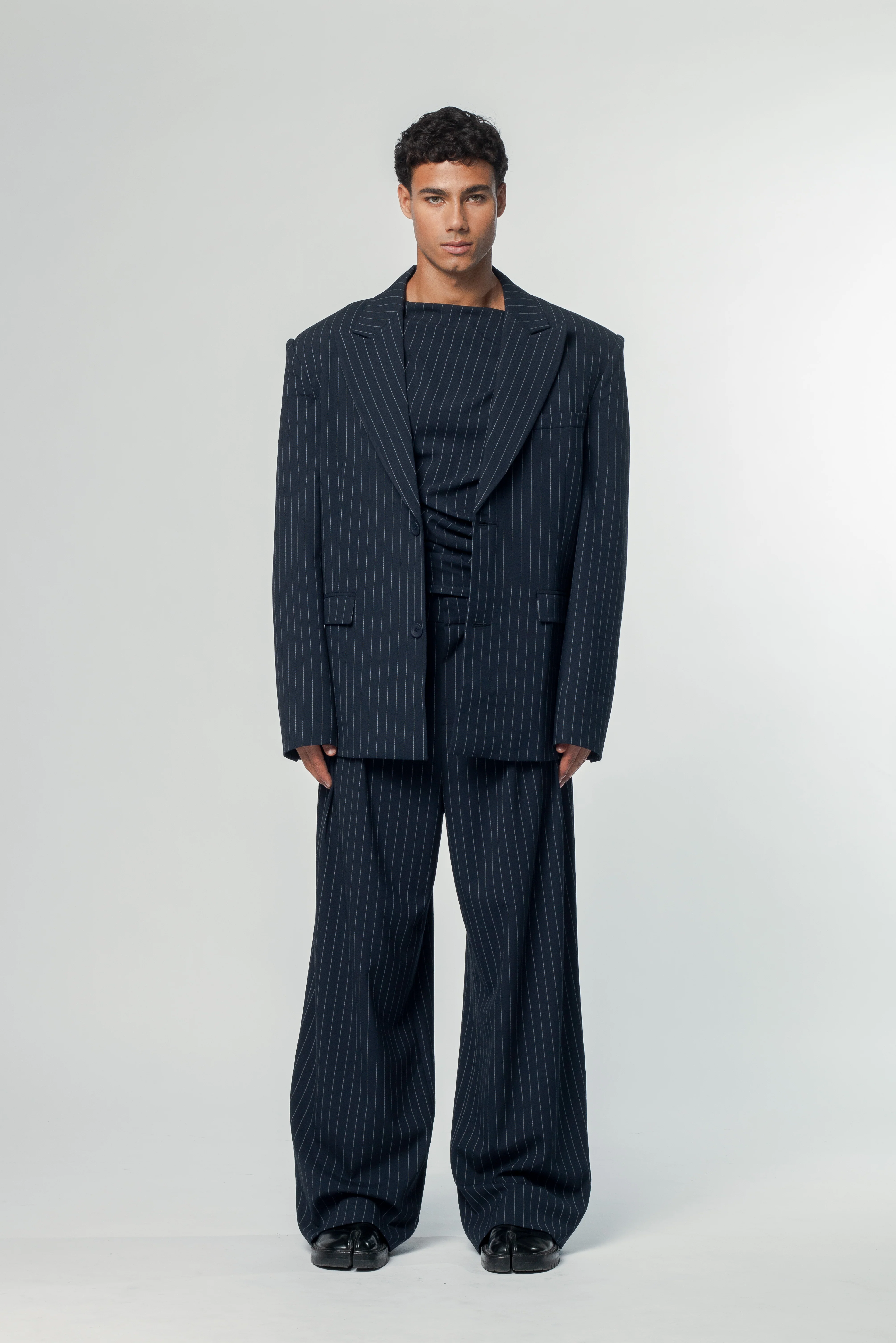 Benjamin Pants Navy Pinstripe - Image 8