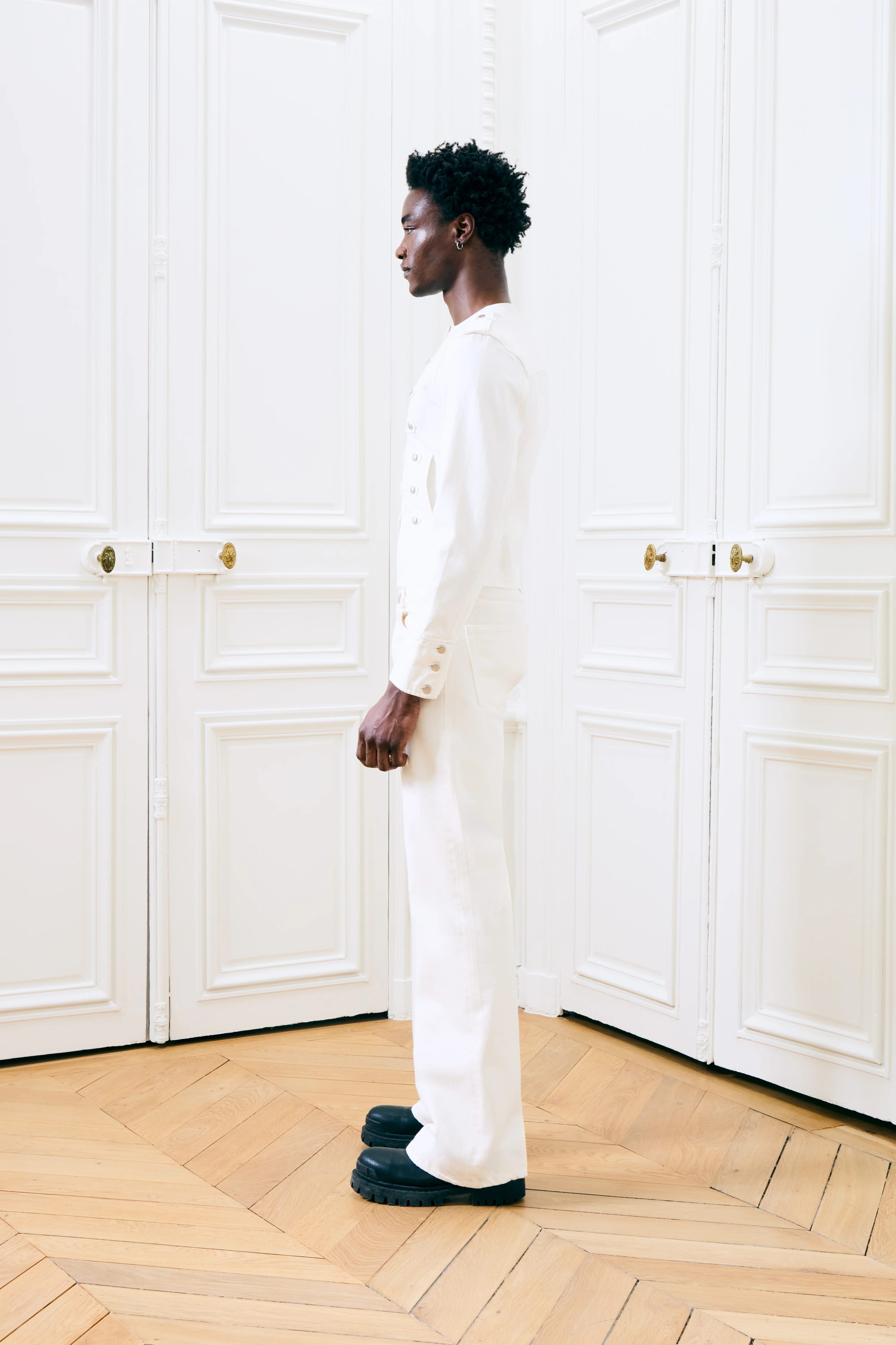 Cassian Denim Jacket Ivory - Image 4