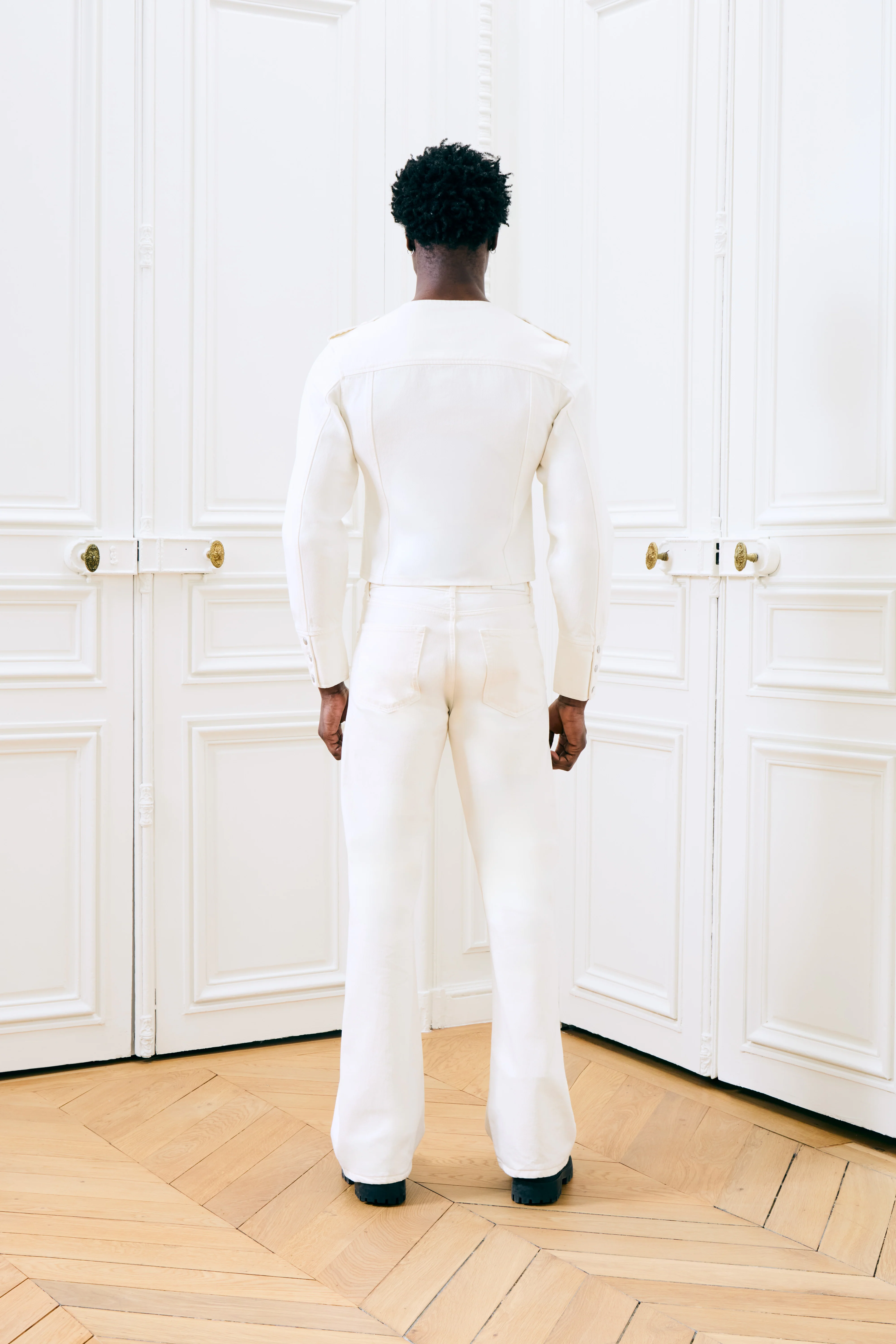 Cassian Denim Jacket Ivory - Image 5