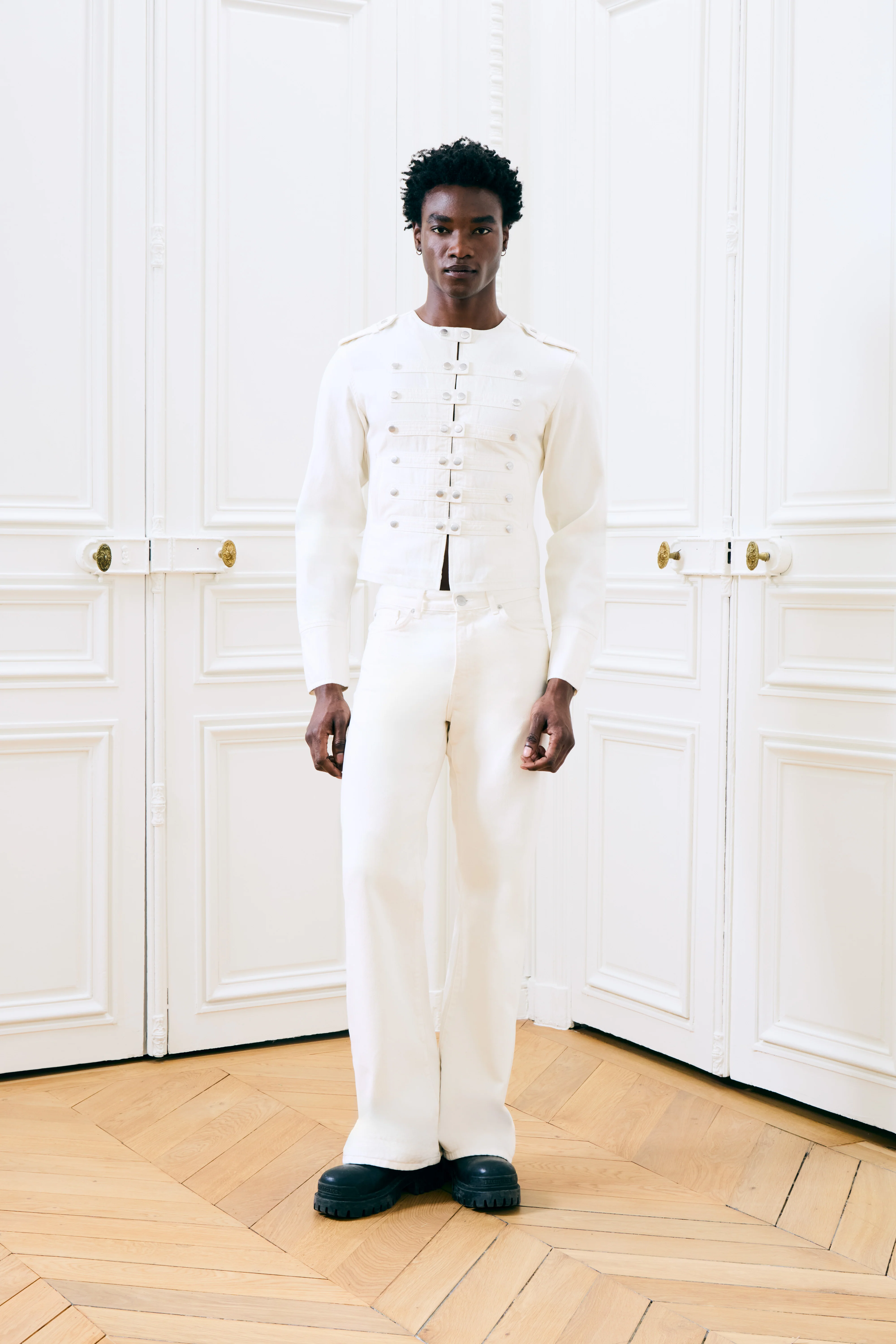 Cassian Denim Jacket Ivory - Image 6