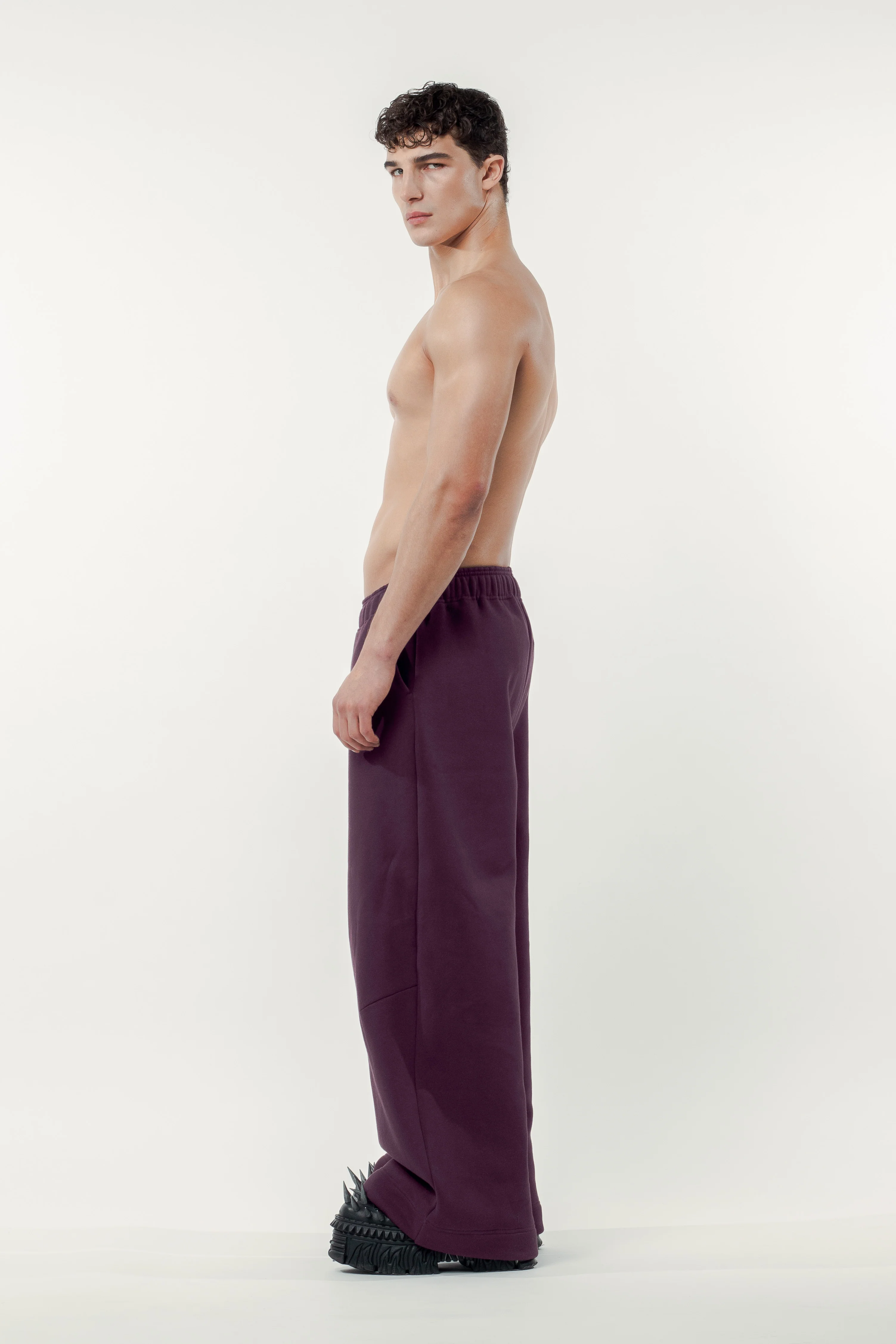 Claude Sweatpants Plum - Image 4