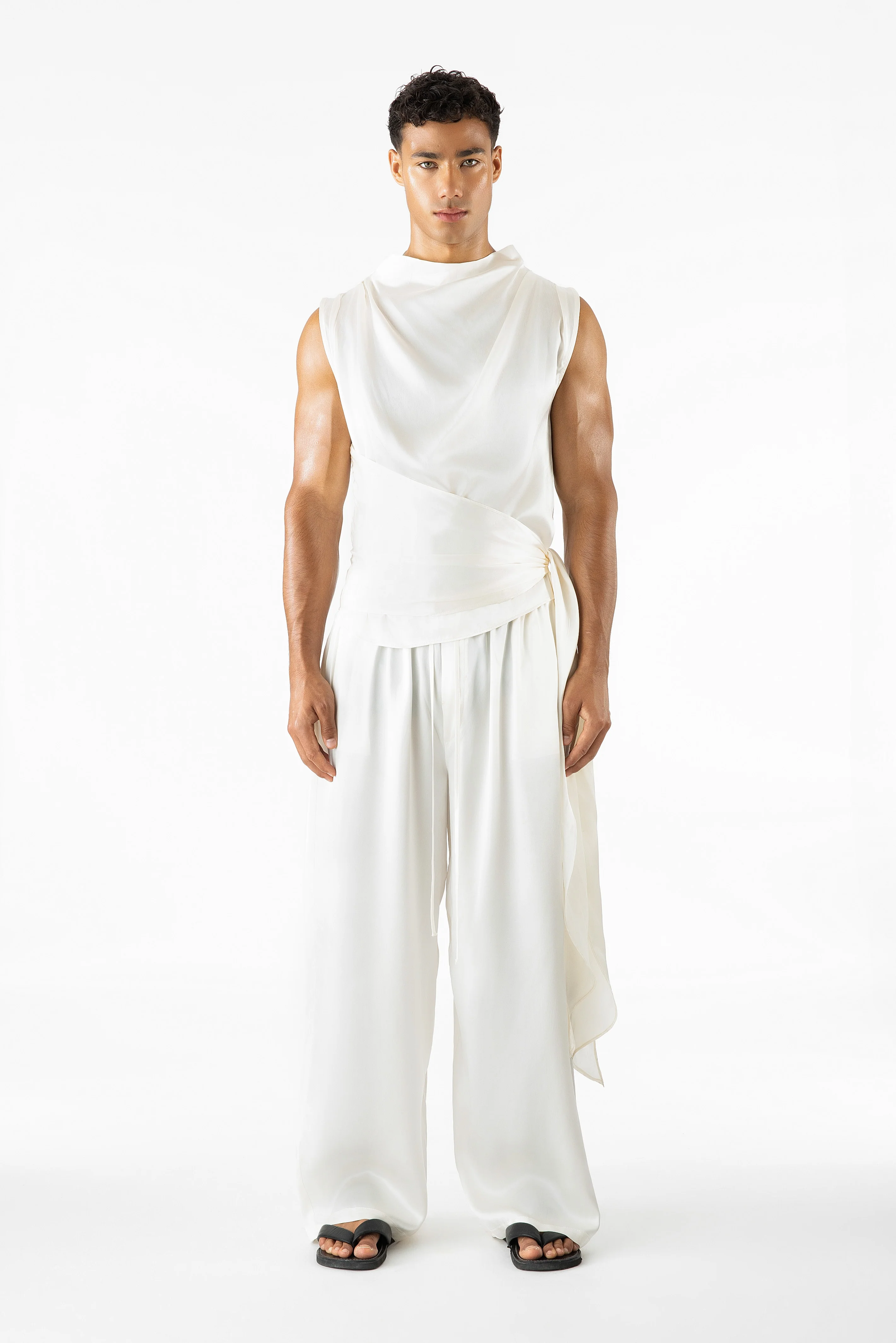 Diego Pants Ivory - Image 5