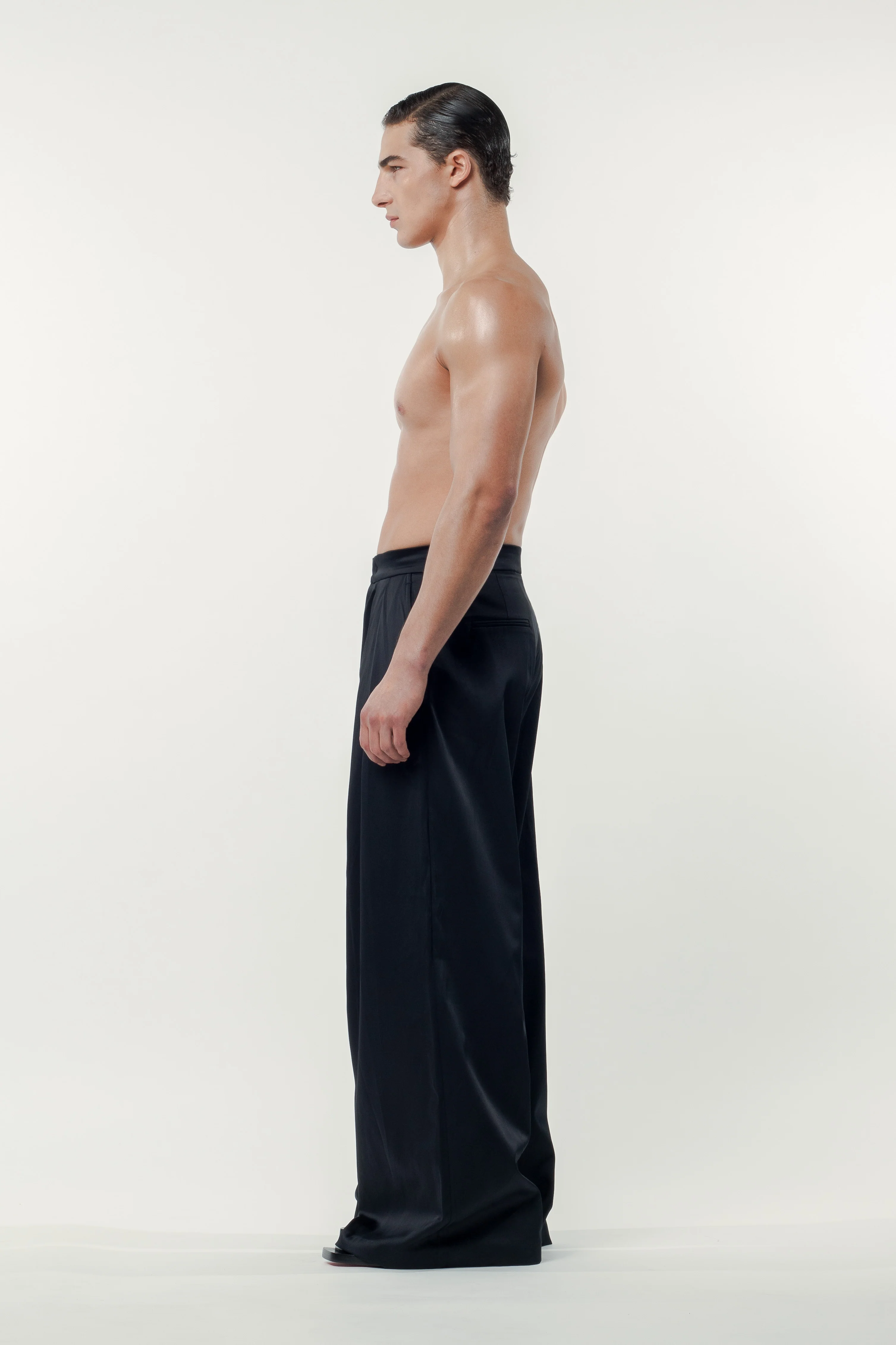 Eros Satin Pants Black - Image 4