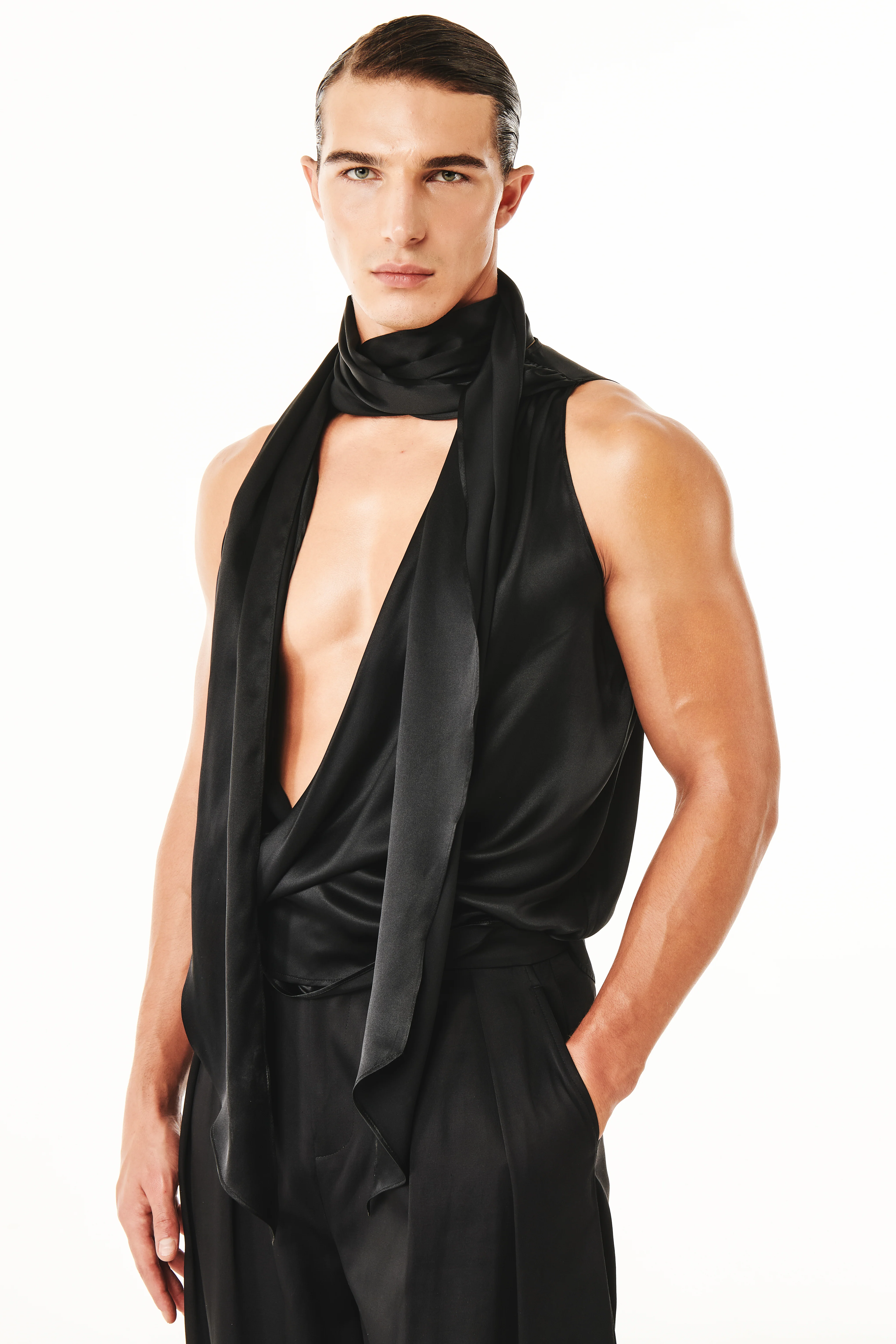 Florentine Top Black SILK - Image 6