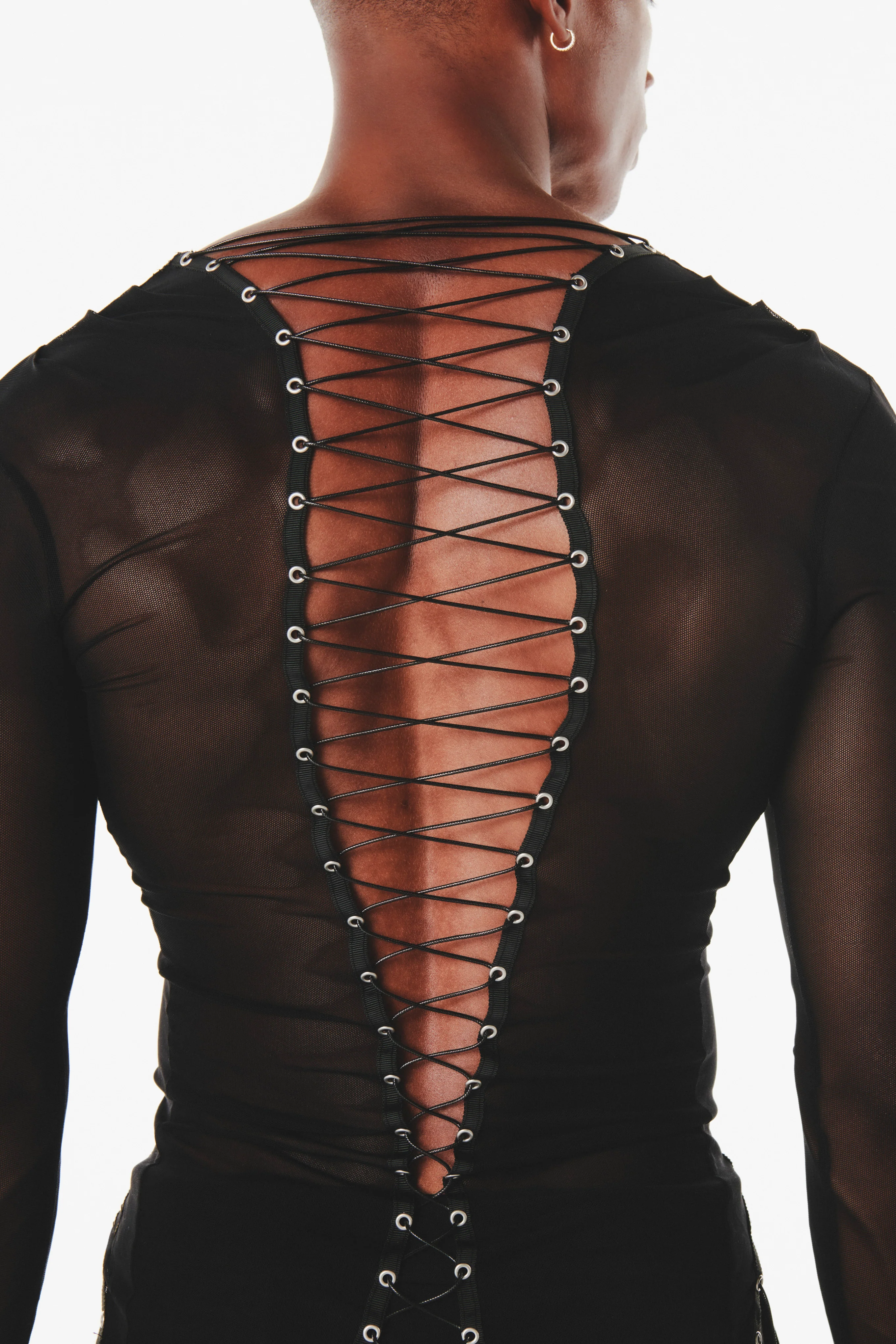 Gregor Top Black Mesh - Image 10