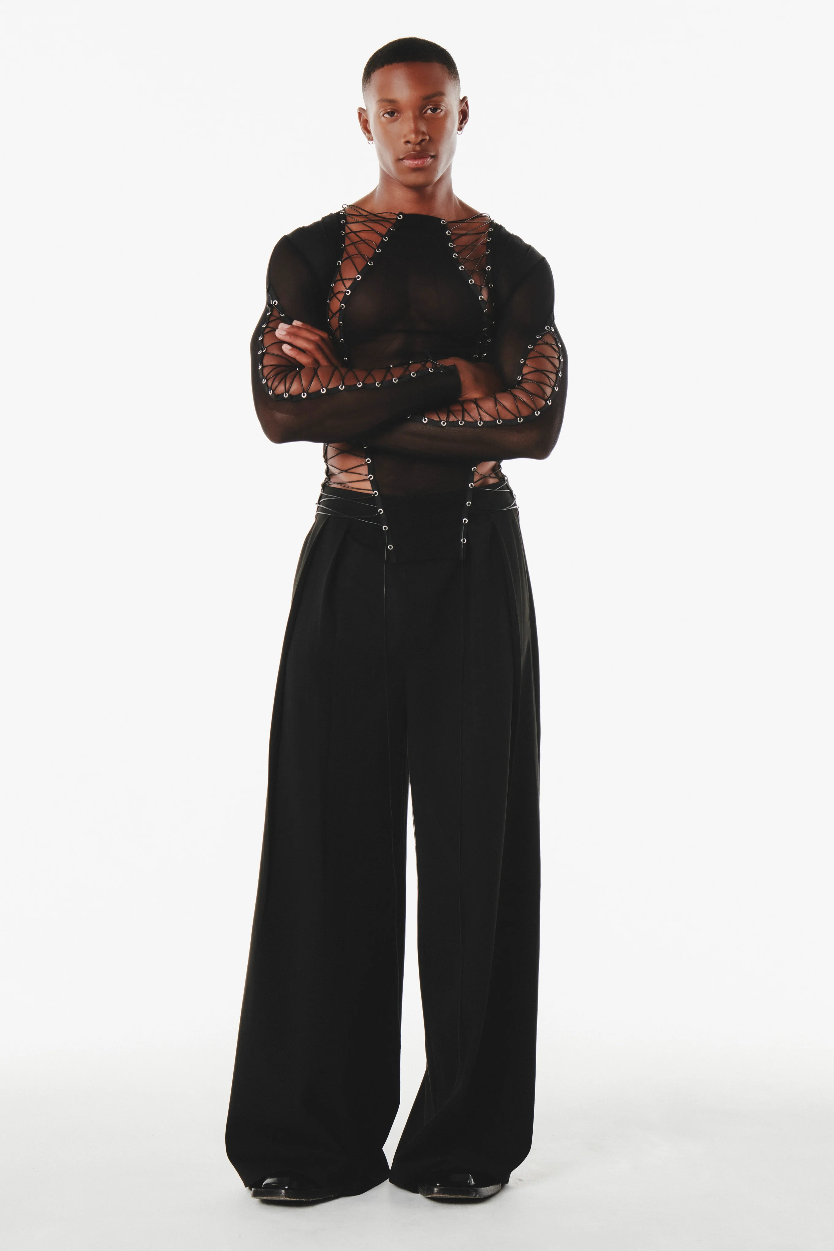 Gregor Top Black Mesh - Image 5