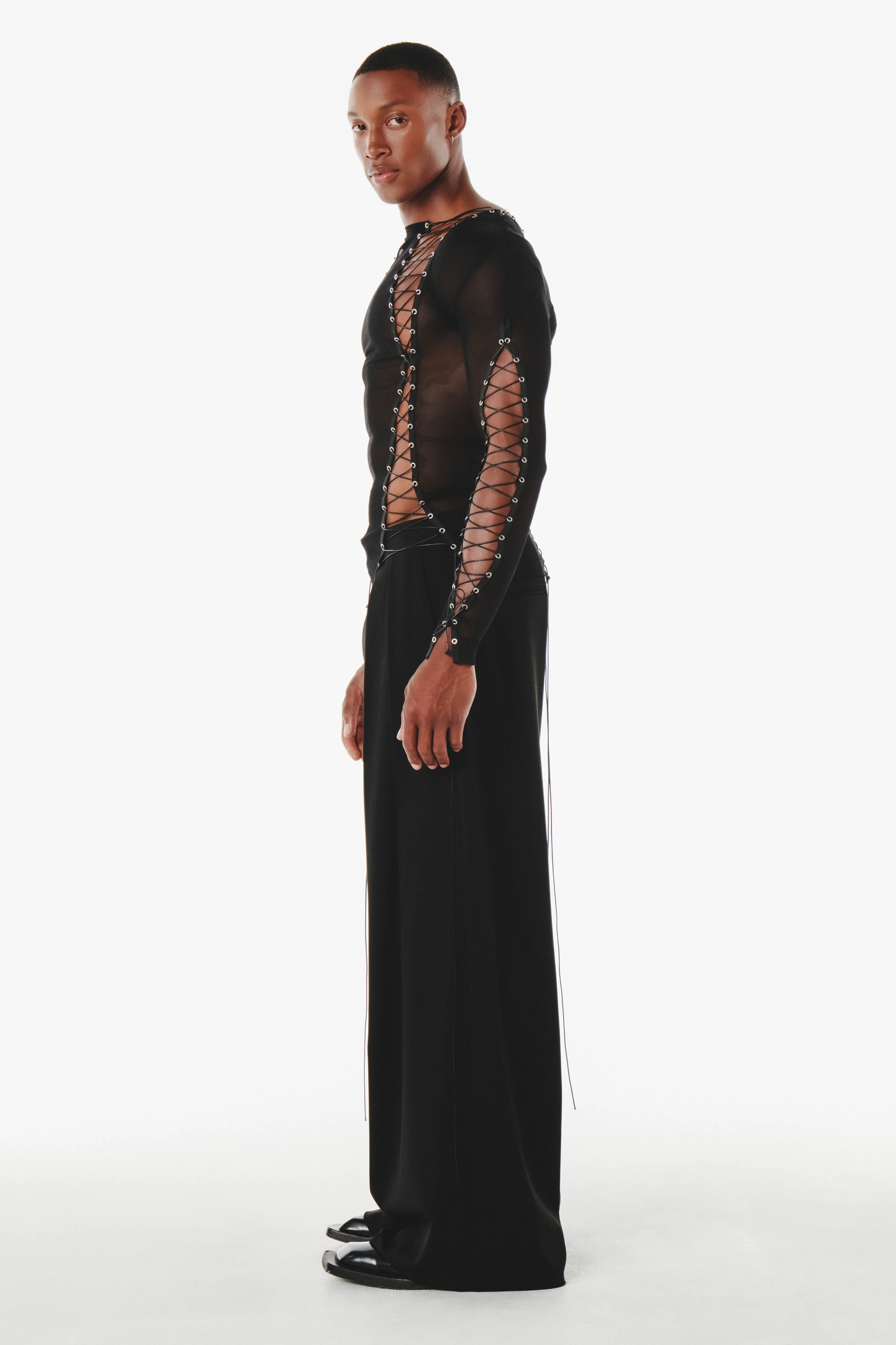 Gregor Top Black Mesh - Image 8