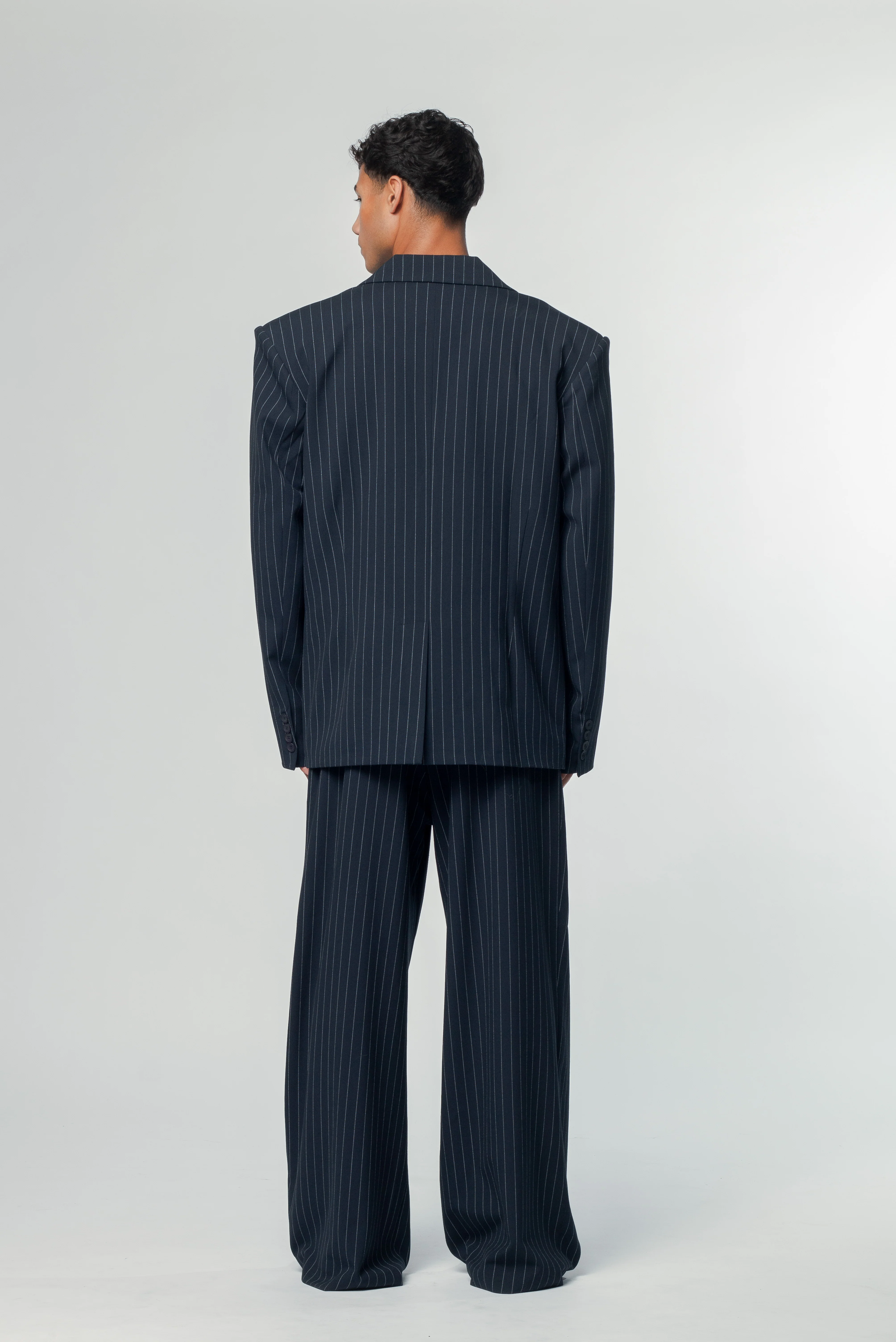 Jayme Blazer Navy Pinstripe - Image 4