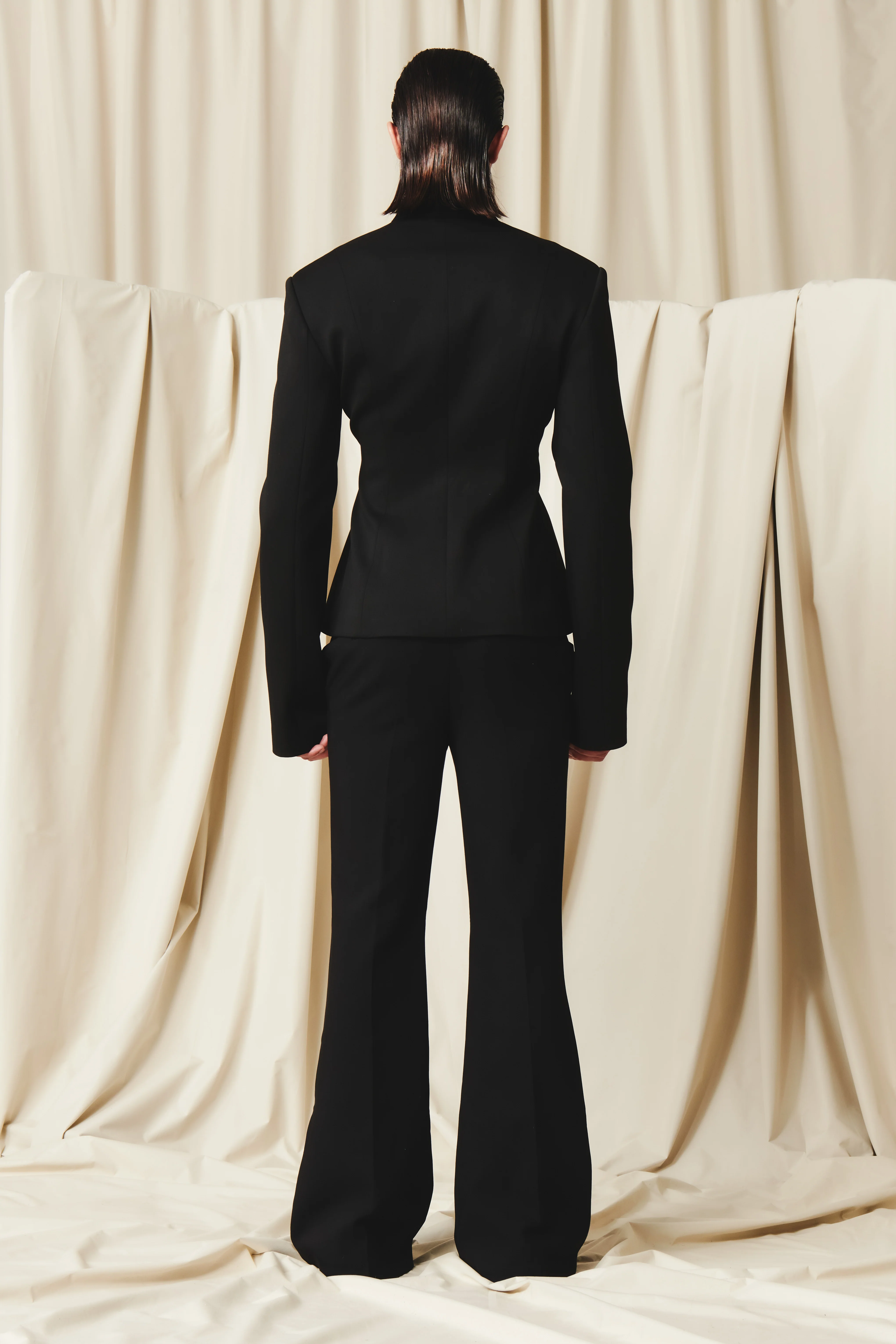Jeffrey Blazer Black And White - Image 2
