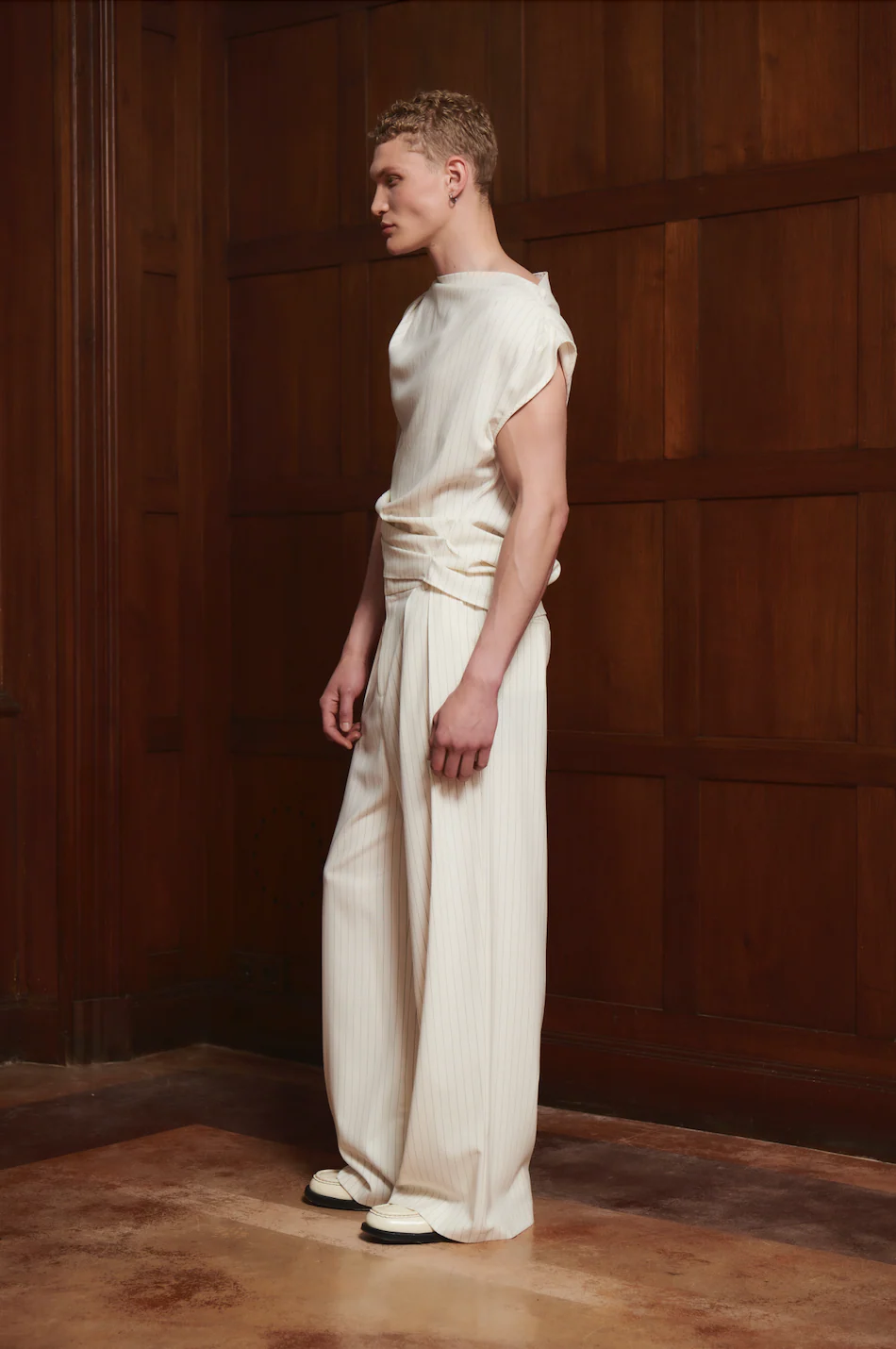 Julian Top White Stripe - Image 5