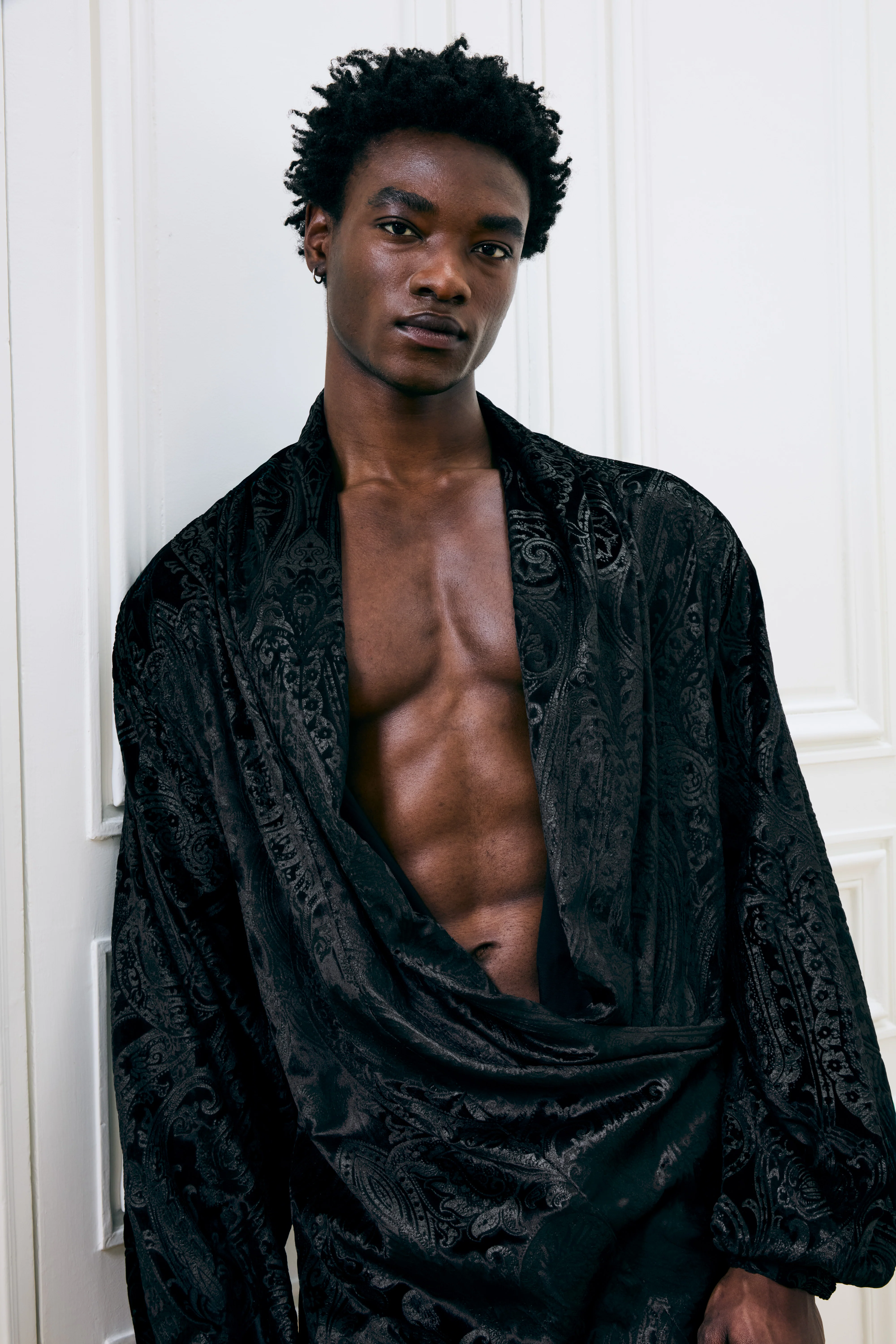 Kairo Black Silk Kimono - Image 7