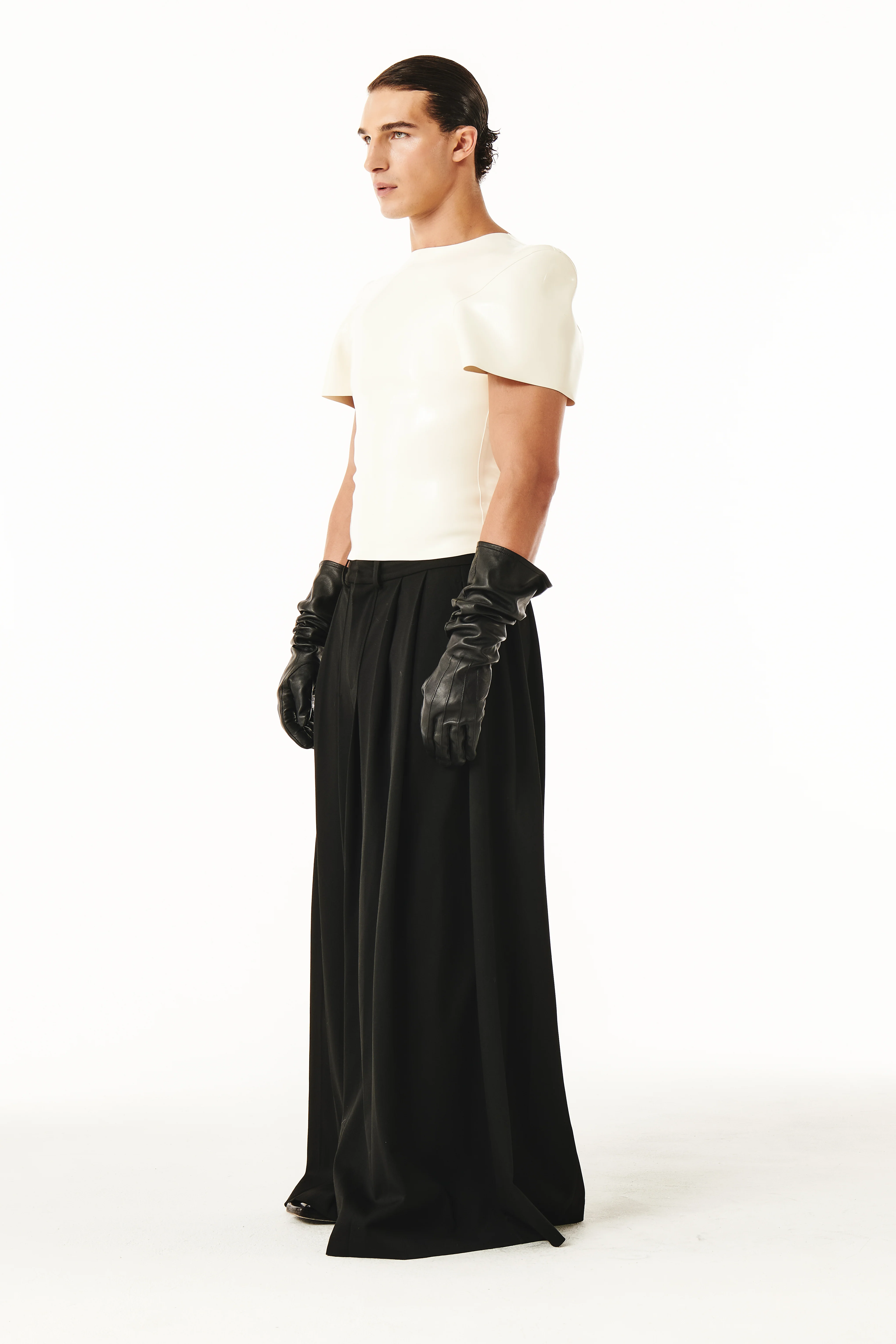 Louis Latex Tee White - Image 3