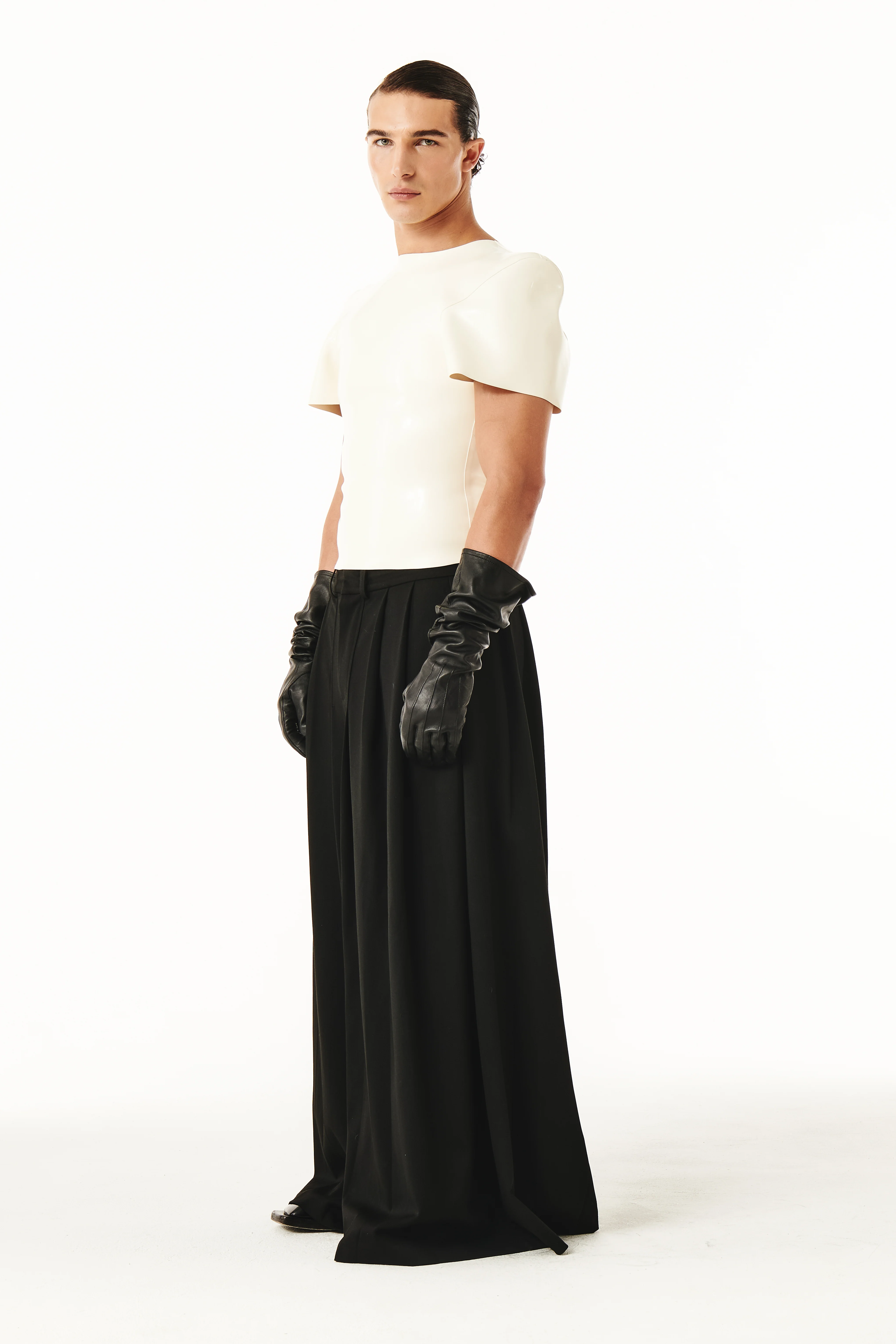 Louis Latex Tee White - Image 4