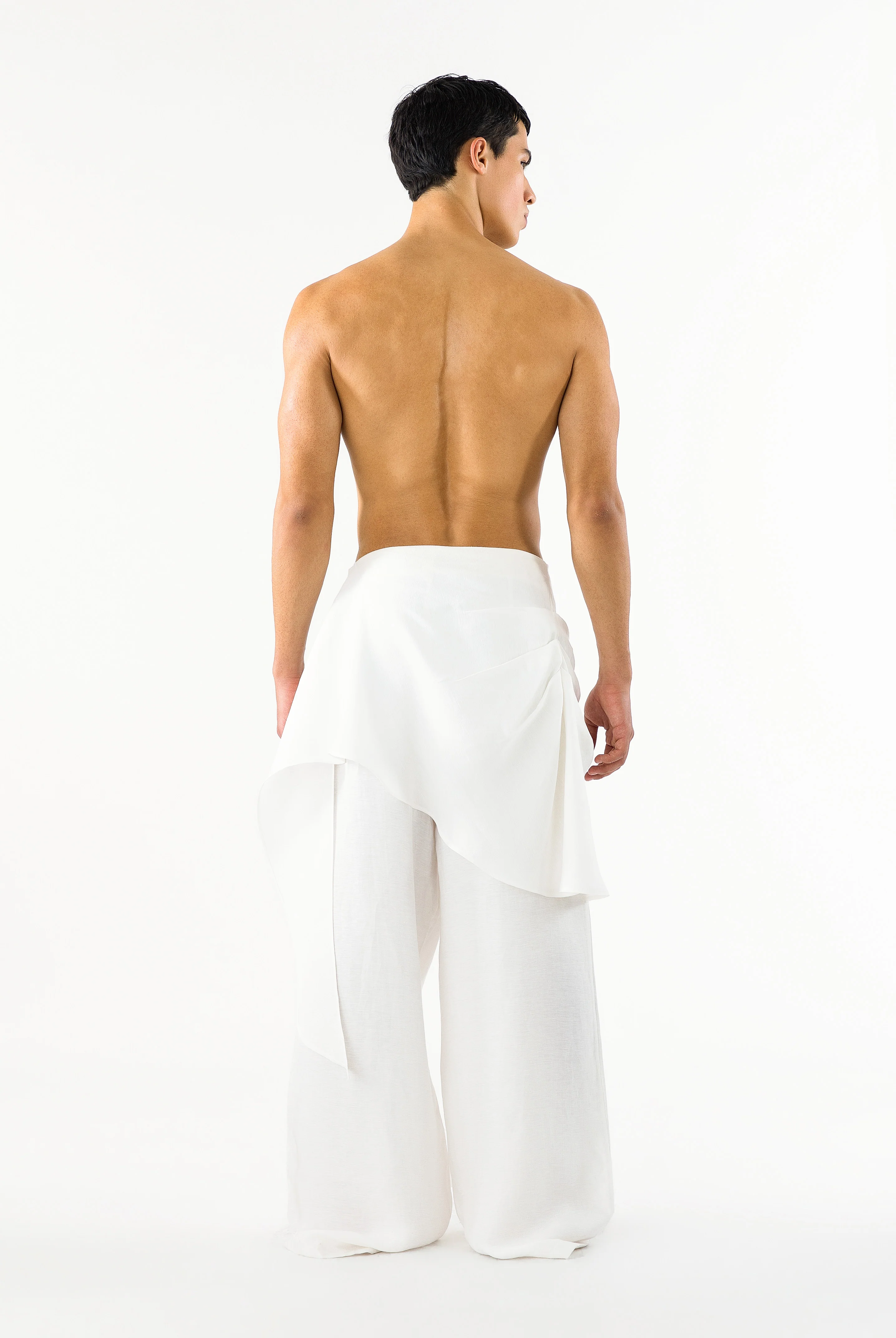 Lucile Pants Ivory Linen - Image 7