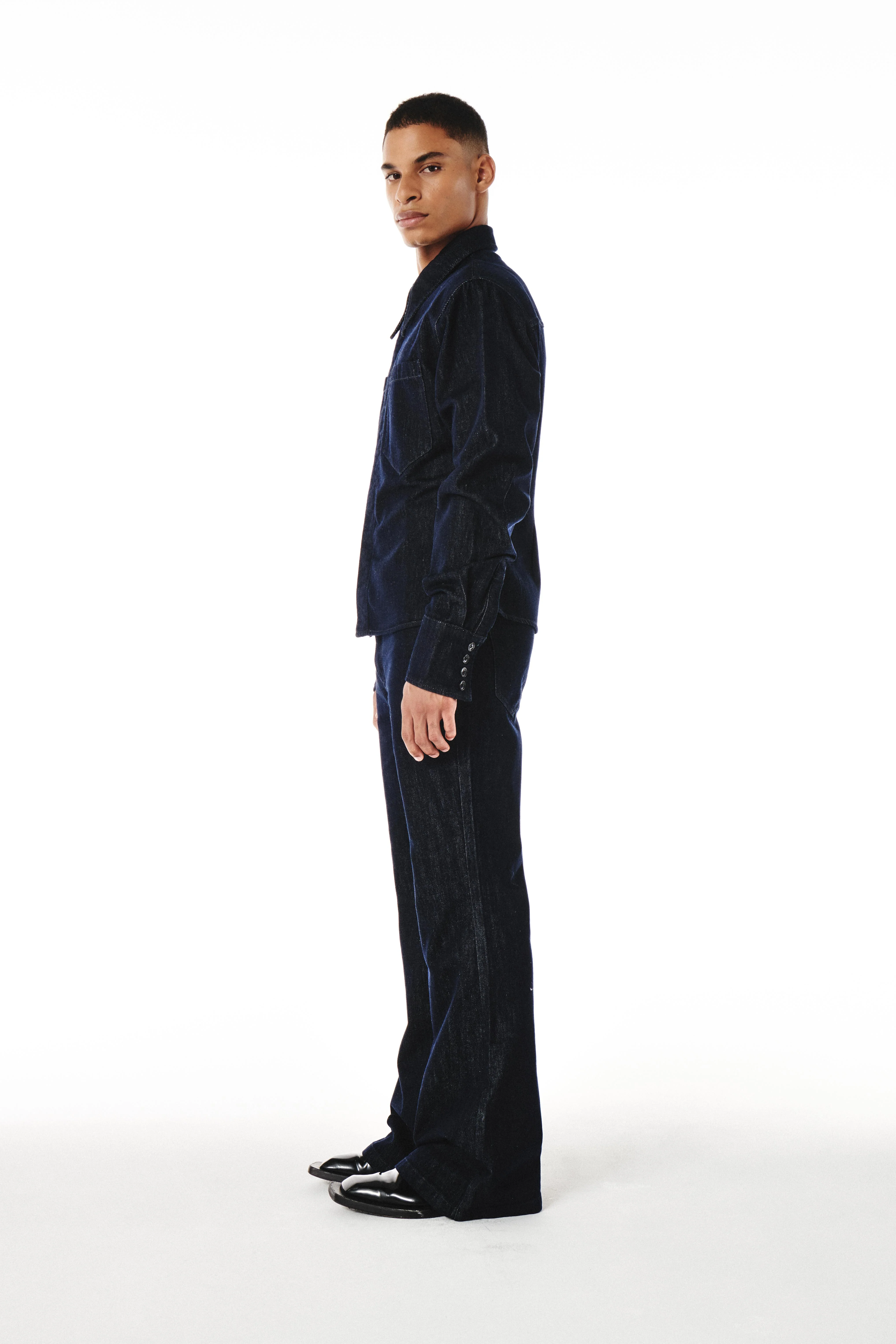 Noah Indigo Denim Shirt - Image 4