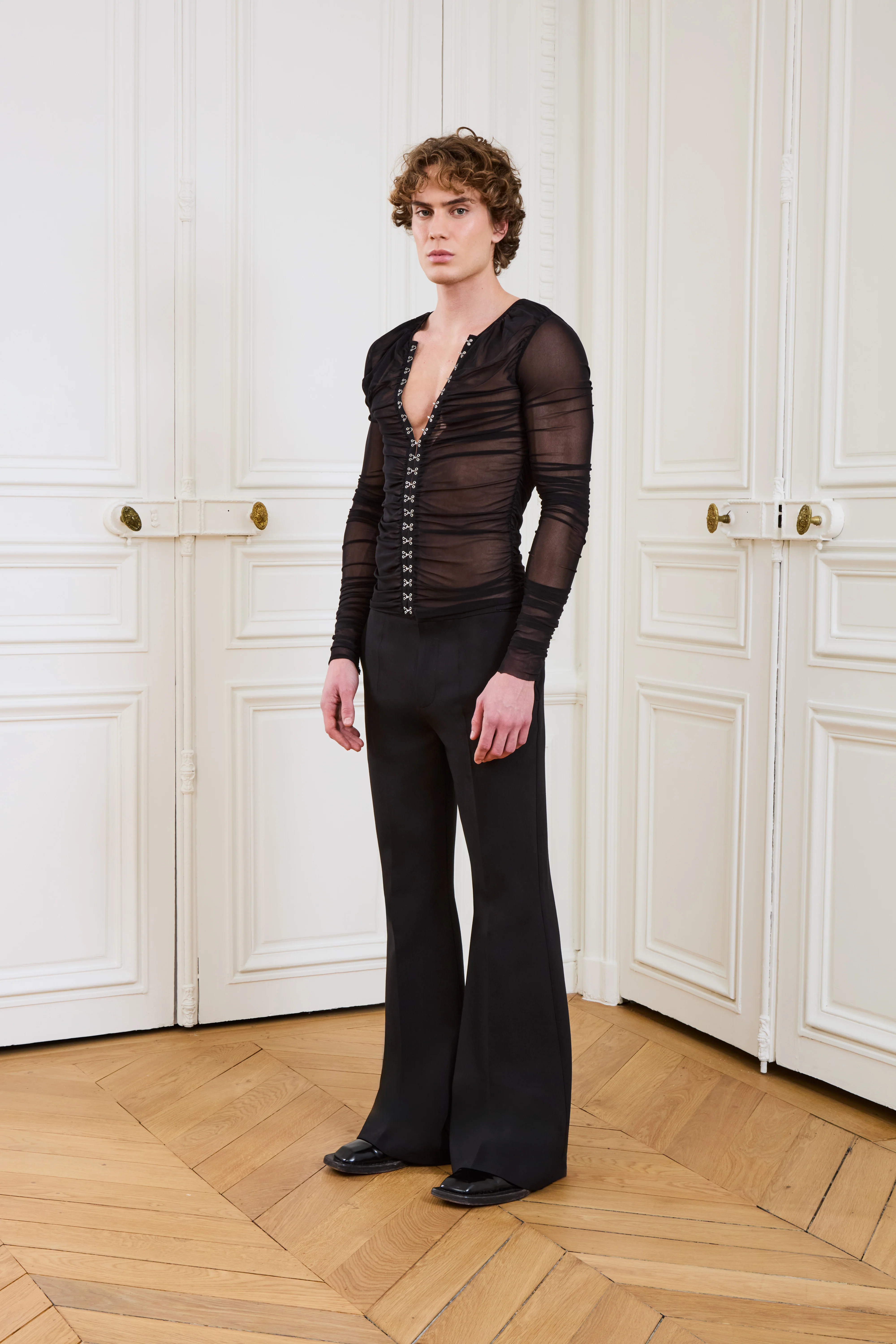 Pacome Mesh Top Black - Image 3