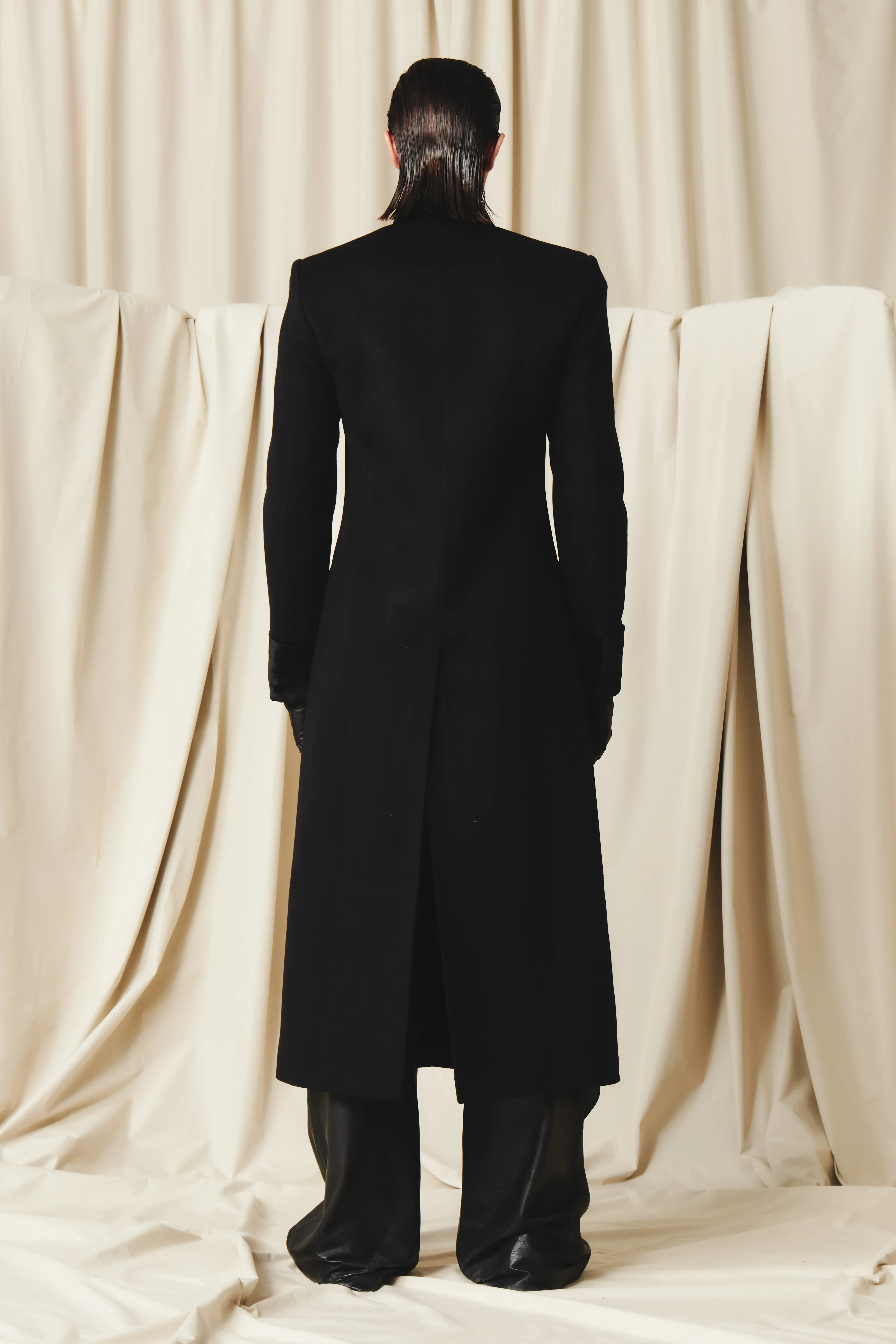 Paolo Black Coat - Image 5