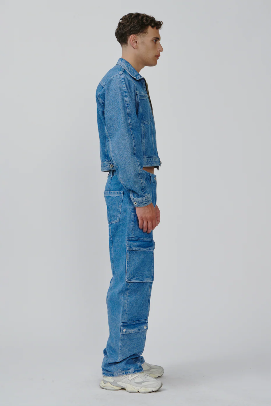 Rae Denim Jacket Mid Blue - Image 3