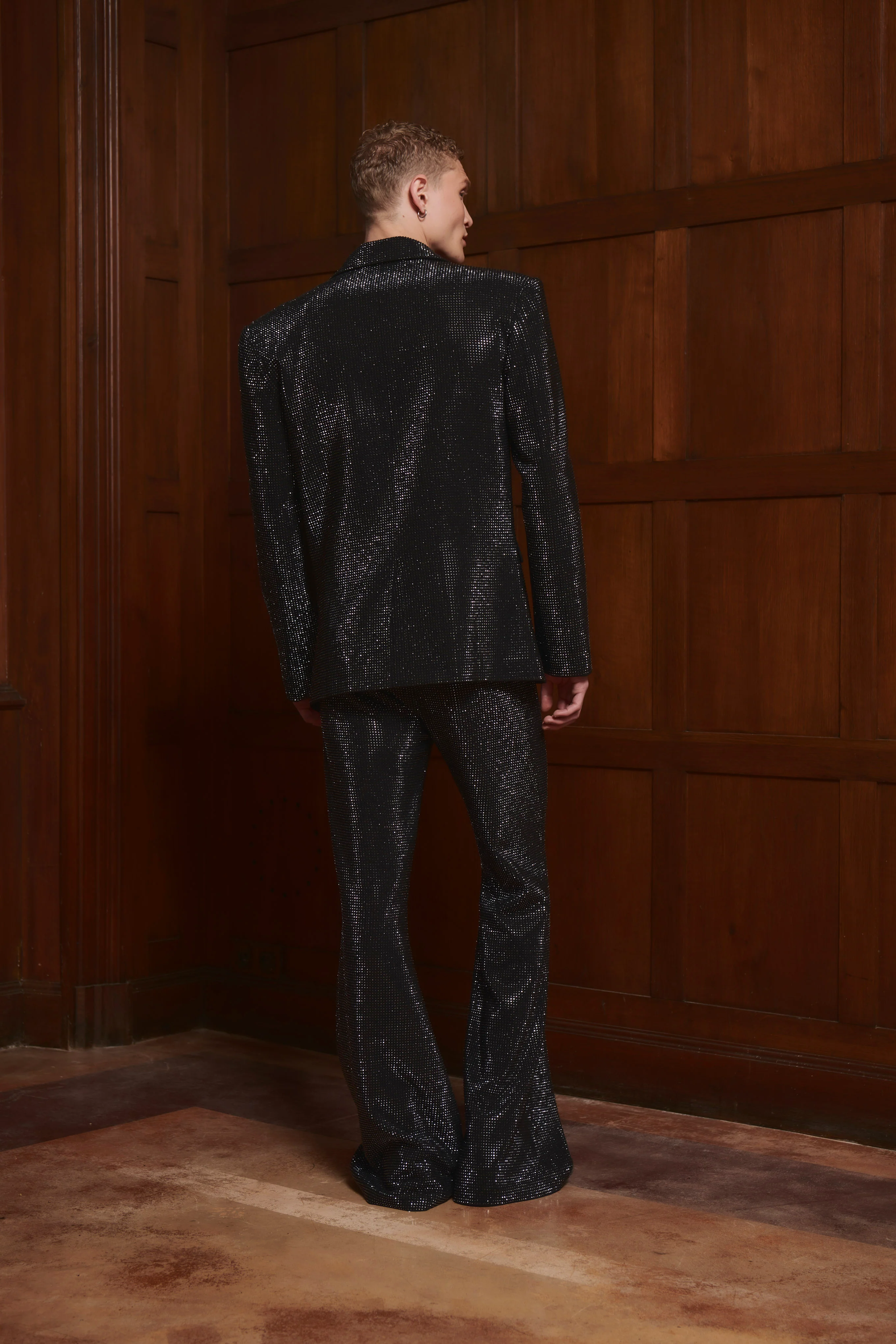 Leighton Rhinestone Pants Black - Image 4